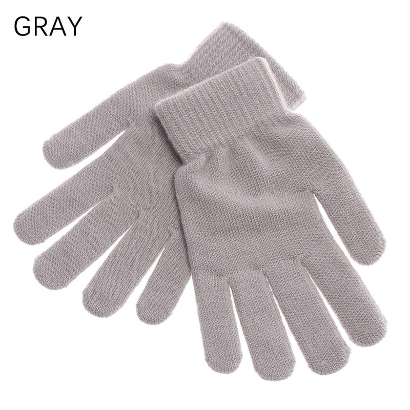 Gifts Winter Warm Thermal Wrist Warmer Wool Knitted Full Fingered Gloves Lining Mittens