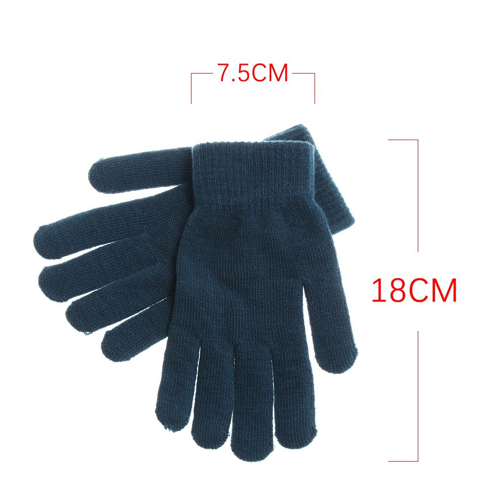 Gifts Winter Warm Thermal Wrist Warmer Wool Knitted Full Fingered Gloves Lining Mittens