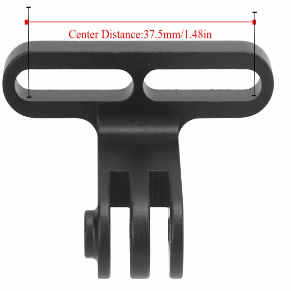 Lightweight Aluminium Alloy Bicycle Handlebar Stem Mount, Camera Holder with Easy Installation Bolts for Bikes