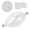 White Durable Oval Fishing Bubble Floats, Plastic Bubble Float Ball for Sea Fishing