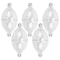 White Durable Oval Fishing Bubble Floats, Plastic Bubble Float Ball for Sea Fishing