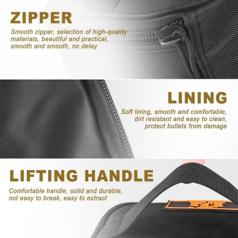 Lightweight Oxford Cloth Fishing Reel Bag, Waterproof Organizer, Shockproof Tackle Storage Case