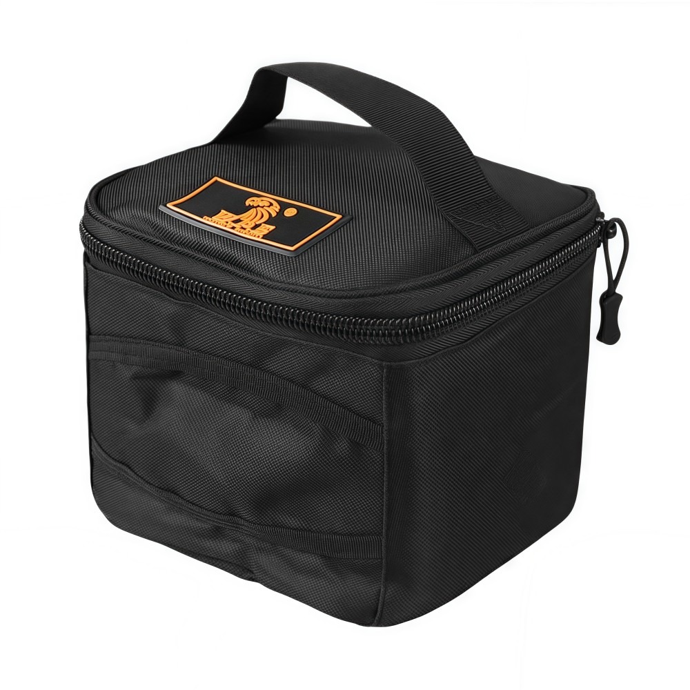 Lightweight Oxford Cloth Fishing Reel Bag, Waterproof Organizer, Shockproof Tackle Storage Case