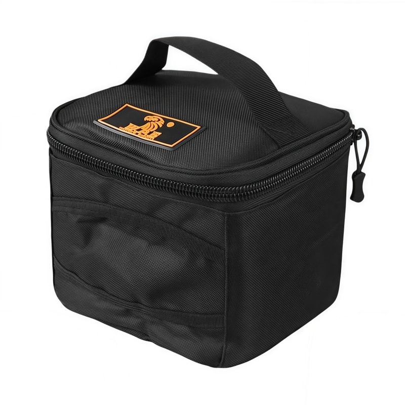 Lightweight Oxford Cloth Fishing Reel Bag, Waterproof Organizer, Shockproof Tackle Storage Case