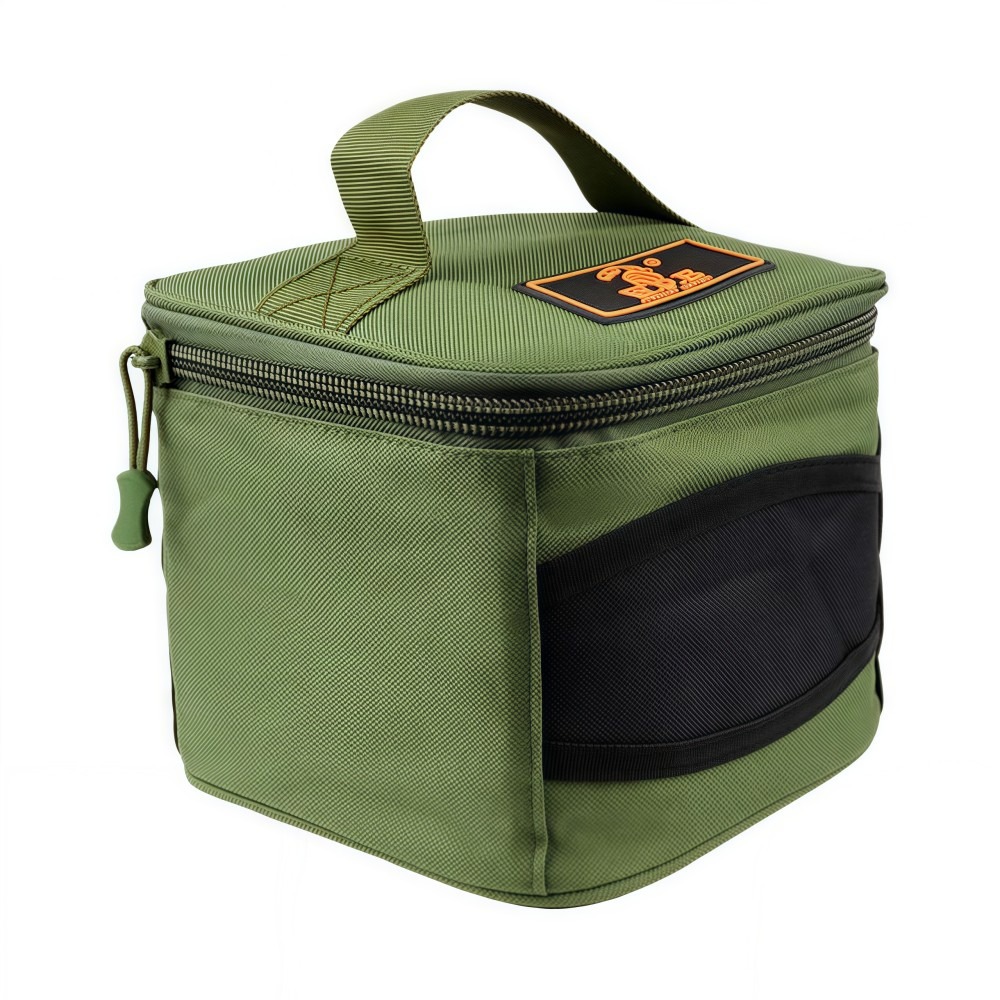 Lightweight Oxford Cloth Fishing Reel Bag, Waterproof Organizer, Shockproof Tackle Storage Case