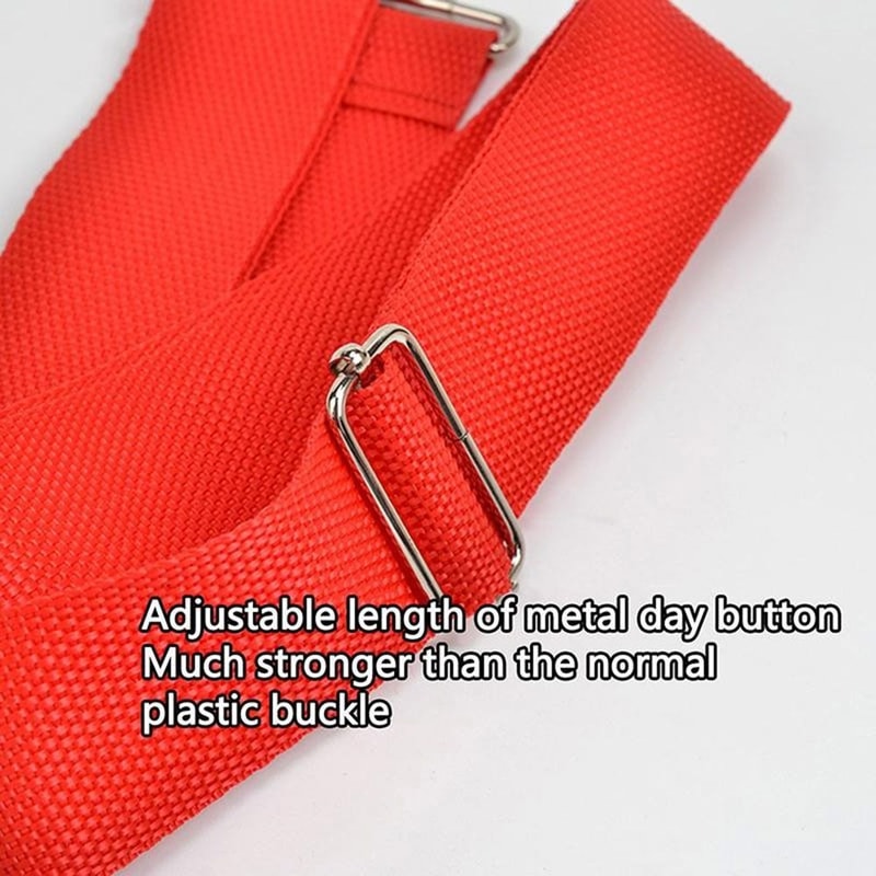 Wide Small Drum Strap with Performance Sling and Metal Hook