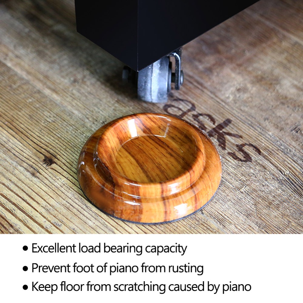 Furniture Leg Pad, Hardwood Floor Maintenance, ABS Piano Caster Cups, Slip Resistant