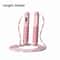 Adjustable Length Soft Beaded Jump Rope No Tangle Bamboo Stem Training Rope 5
