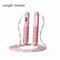 Adjustable Length Soft Beaded Jump Rope No Tangle Bamboo Stem Training Rope 5