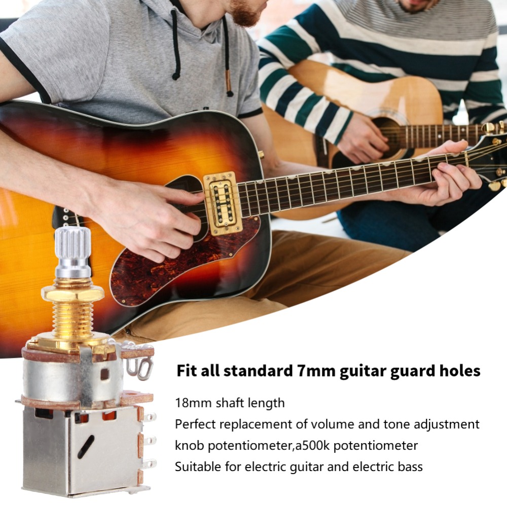 Push Pull Pot, Copper Split Shaft, Shaft Length Push-Pull Function