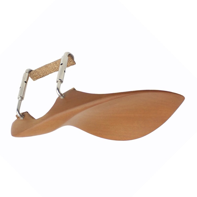 ar Shape Wooden Violin Chin Rest Bracket with Screws, Durable Chinrest for Musicians