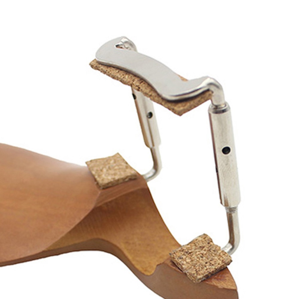 ar Shape Wooden Violin Chin Rest Bracket with Screws, Durable Chinrest for Musicians
