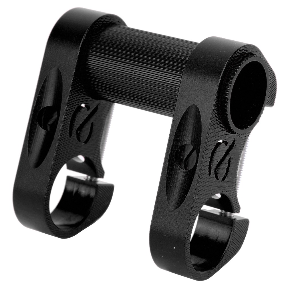 Lightweight Aluminum Alloy Folding Bike Handlebar, Hollow Adjustable Bicycle Stem, Double Stem Handlebar