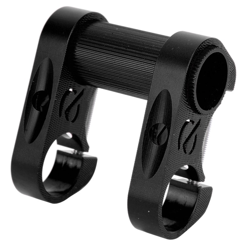 Lightweight Aluminum Alloy Folding Bike Handlebar, Hollow Adjustable Bicycle Stem, Double Stem Handlebar