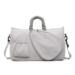 durable fitness gym handbag, professional badminton rackets bag with dry wet separation