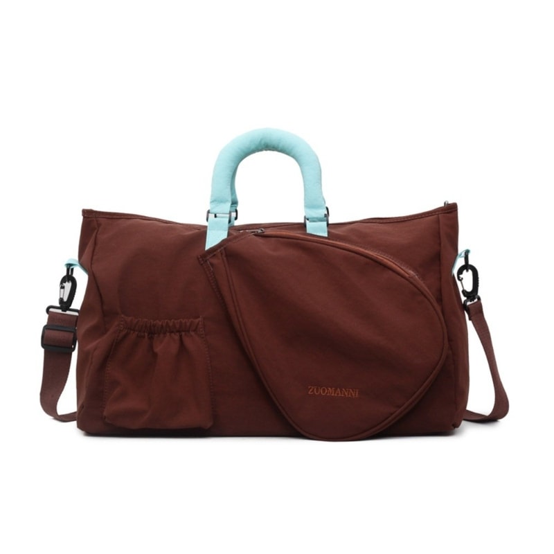 Durable Fitness Gym Handbag, Professional Badminton Rackets Bag with Dry Wet Separation