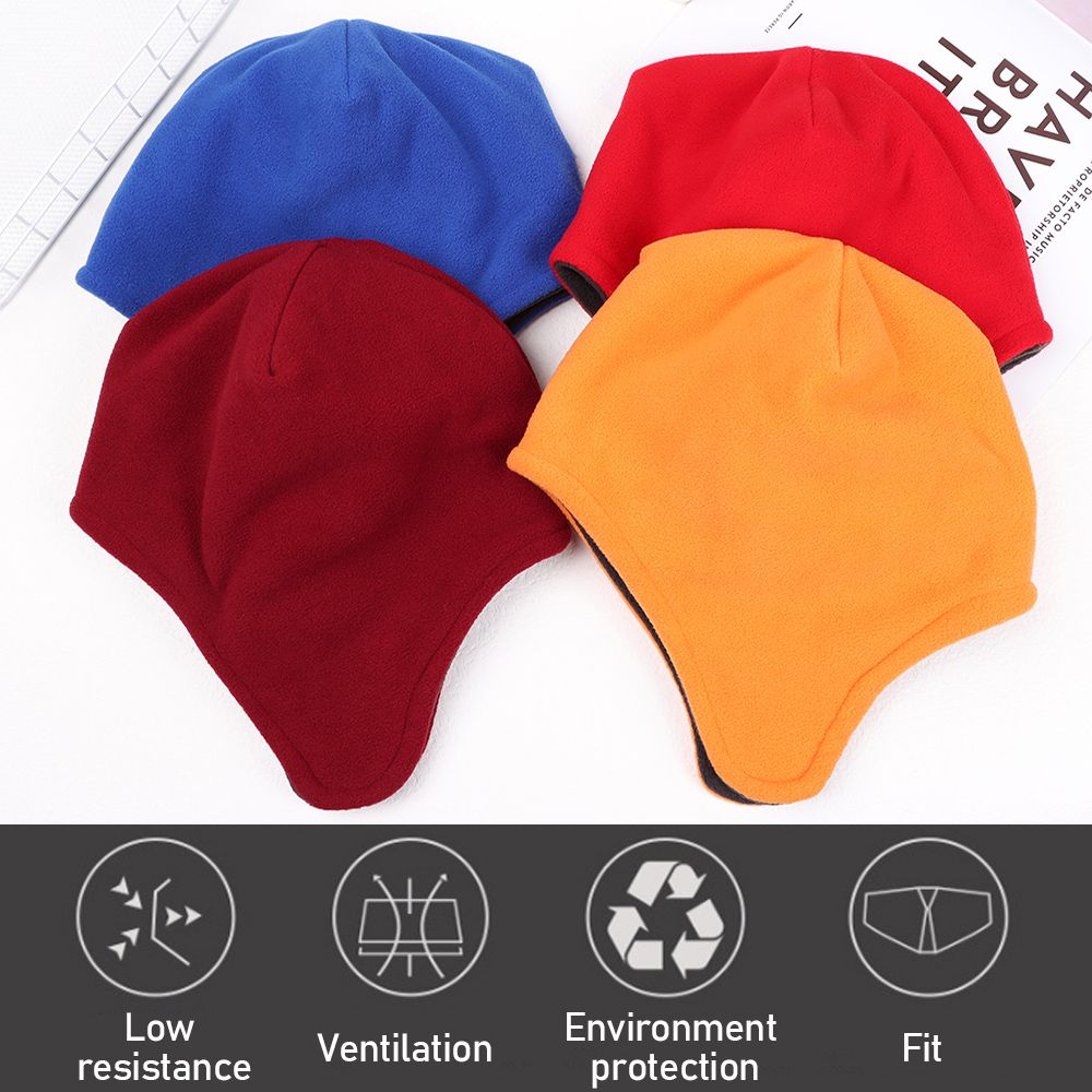 Warm Ski Hat With Windproof Fleece Thermal Cycling And Camping Cap Ear Warmer For Men And Women 4