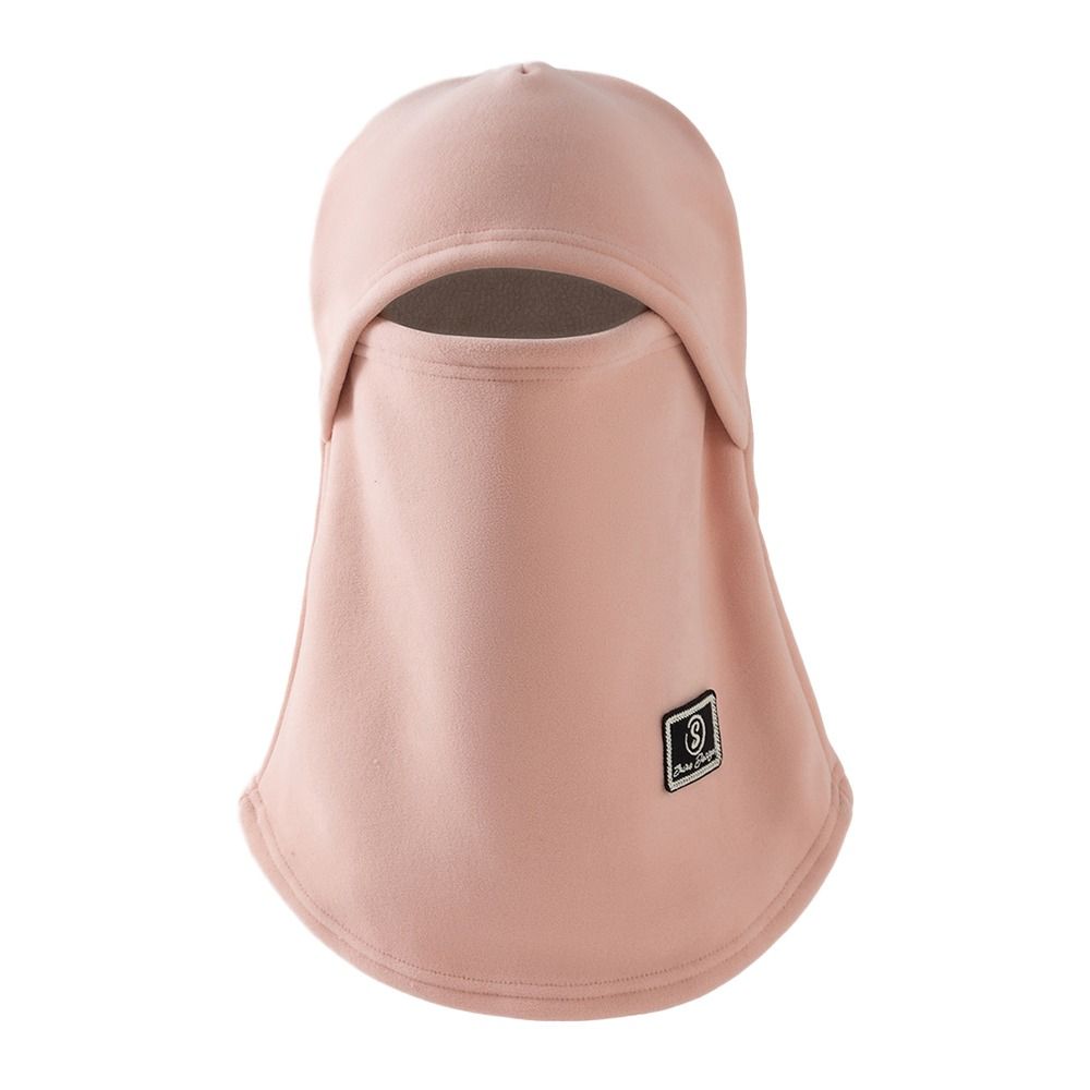 Windproof Winter Velvet Fleece Balaclava, Simple Pullover Cap, Unisex Hat