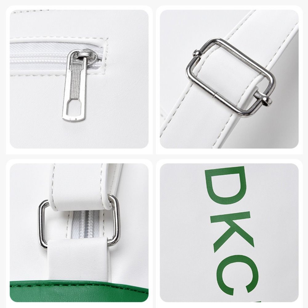 Badminton Shoulder Bag, Portable PU Rackets Bag with Adjustable Strap, Large Capacity Lightweight Sports Bag