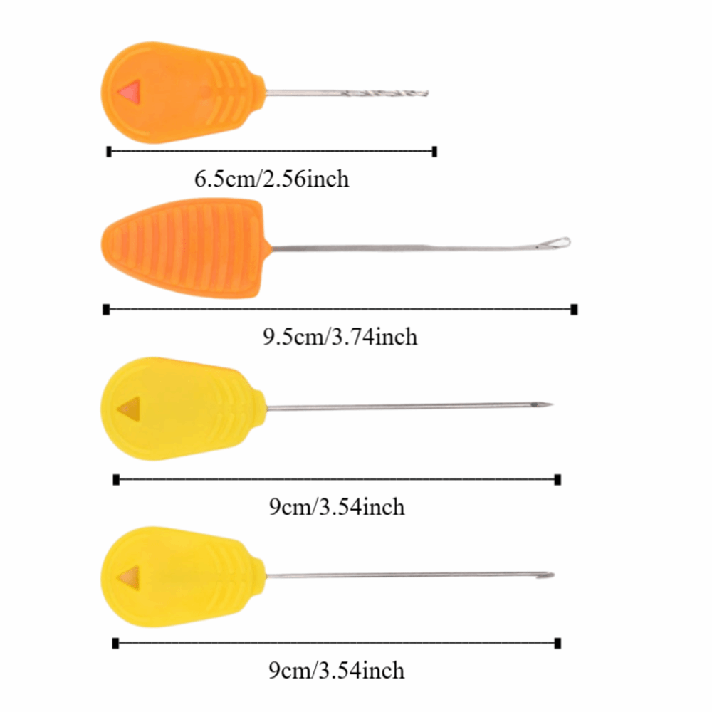 Multipurpose Lightweight Baiting, Stainless Steel Fishing Bait Needles, Hook Drill for Rigging Bait Stringer