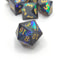 Polyhedral Resin Dice Set, Multicolor Creative Dice Gift, Sharp Corner Dice