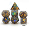 Polyhedral Resin Dice Set, Multicolor Creative Dice Gift, Sharp Corner Dice