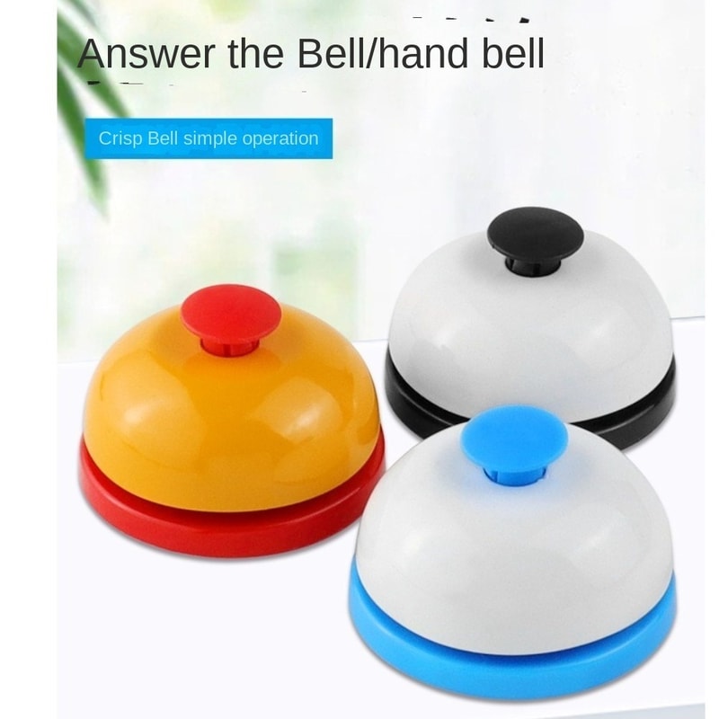 Delicate Durable New Metal Hand Bell, Pet Training Answering Bell for Games