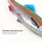 Simulated Fake Bait, Soft Fishing Lures with Silicone Eyes, T Tail Artificial Fish Bait