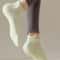 Breathable Sports Socks for Women, Anti Slip Mesh Low-Ankle Yoga Socks, Silicone Backless