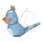 Cartoon Bird Whistle with Lanyard, Add Water Multicolor Warble Whistle for Kids