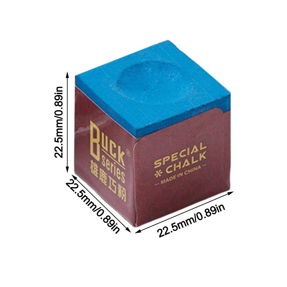 Set of New Square Billiard Chalk Blue/Grey Fine Powder Snooker Pool Chalk Non-slip Billiard Accessories