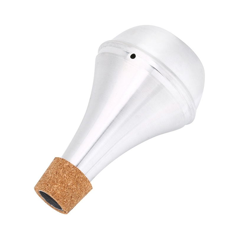 Aluminum Mute, Cork Construction Trumpet Practice Mute for Enhanced Sound Quality