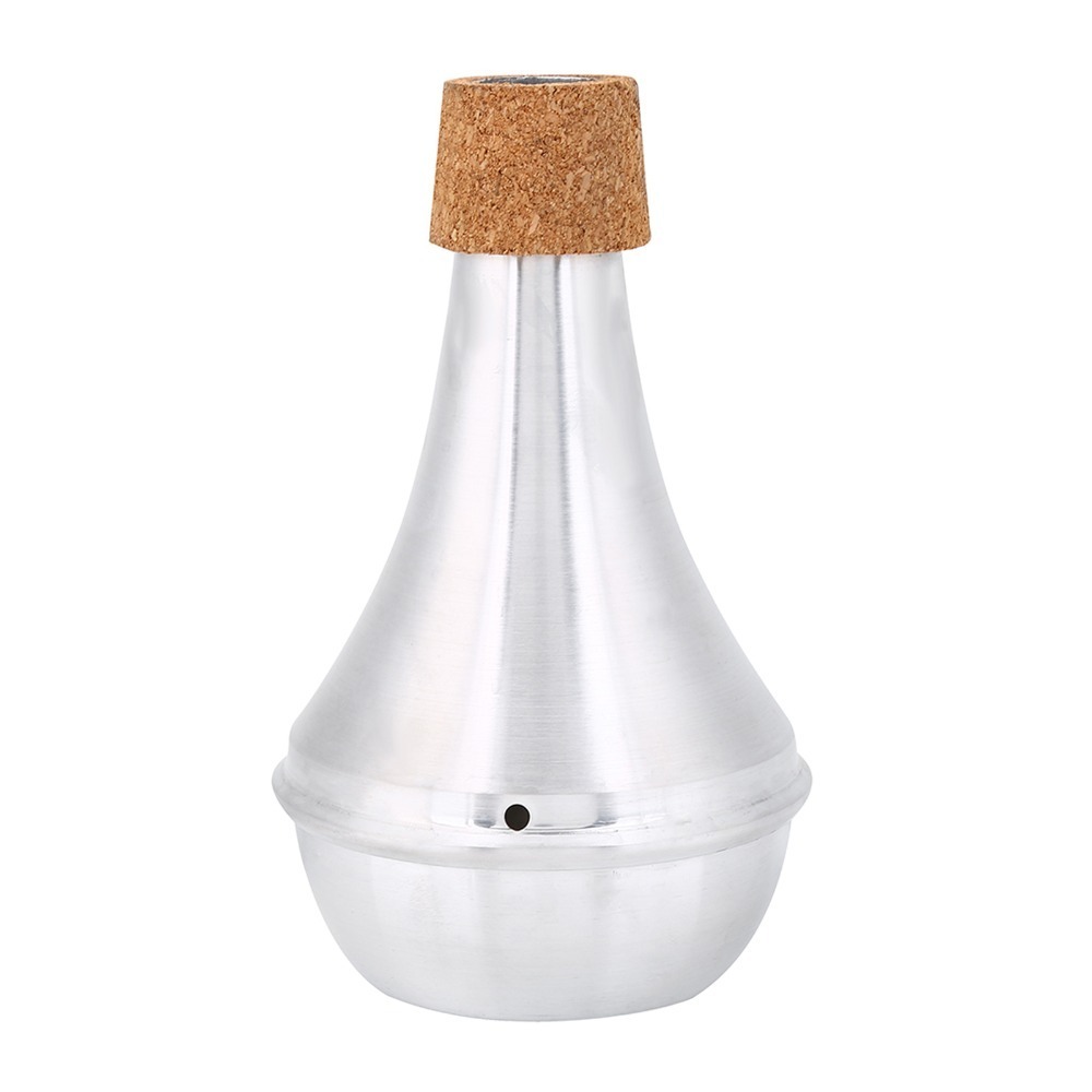 Aluminum Mute, Cork Construction Trumpet Practice Mute for Enhanced Sound Quality