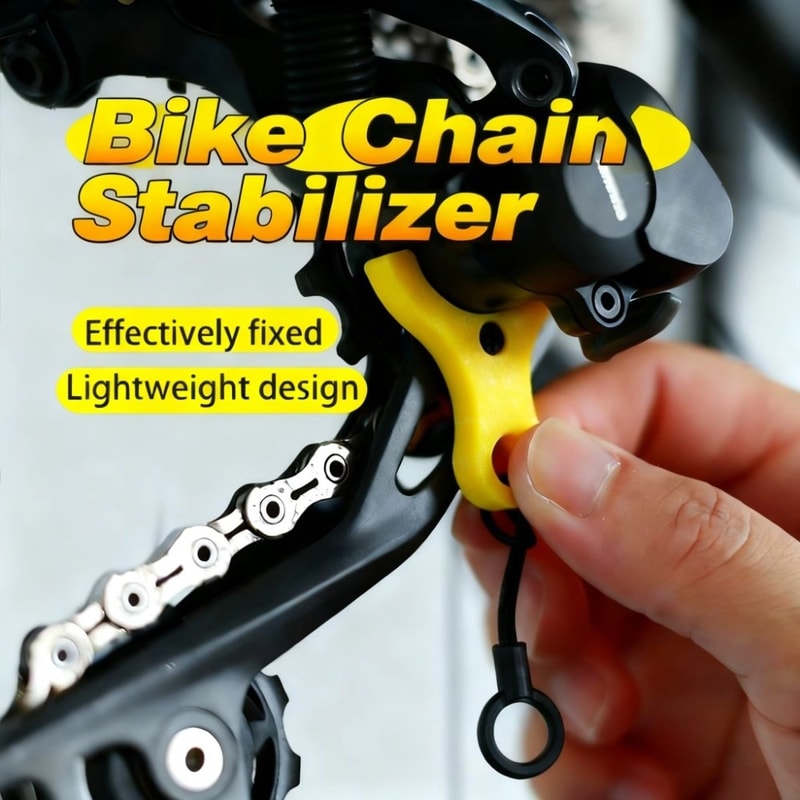 tralight Plastic Road Bicycle Chain Stabilizer, Easy to Install Rear Derailleur Stabilize