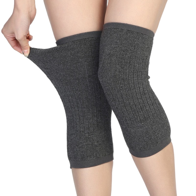 Warm Knee Protector, Velvet Thermal Leg Support for Winter, Heat Storage