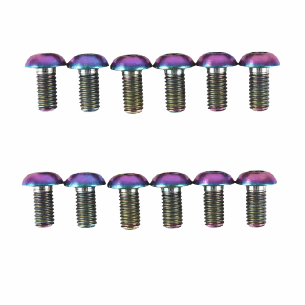 Ultra-Lightweight Bicycle Disc Brake Screws, High-Strength Rotor Bolts