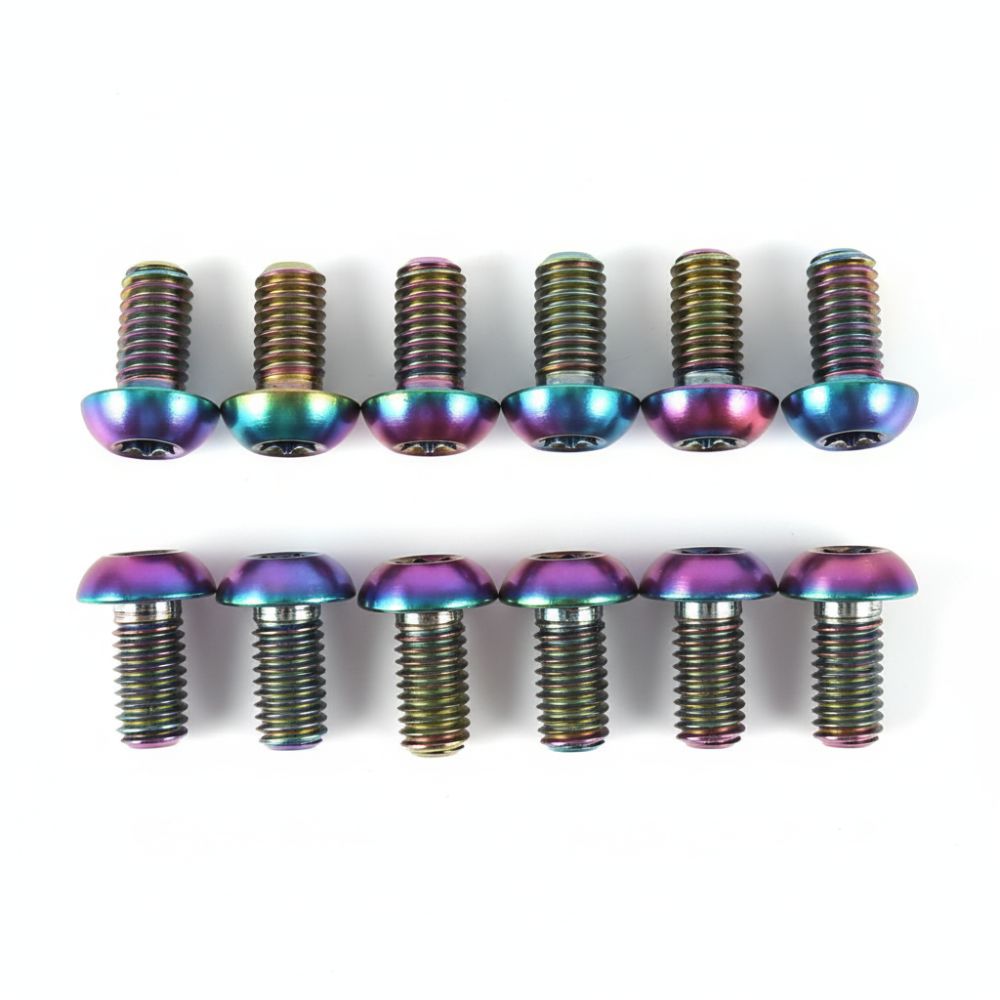 Ultra-Lightweight Bicycle Disc Brake Screws, High-Strength Rotor Bolts