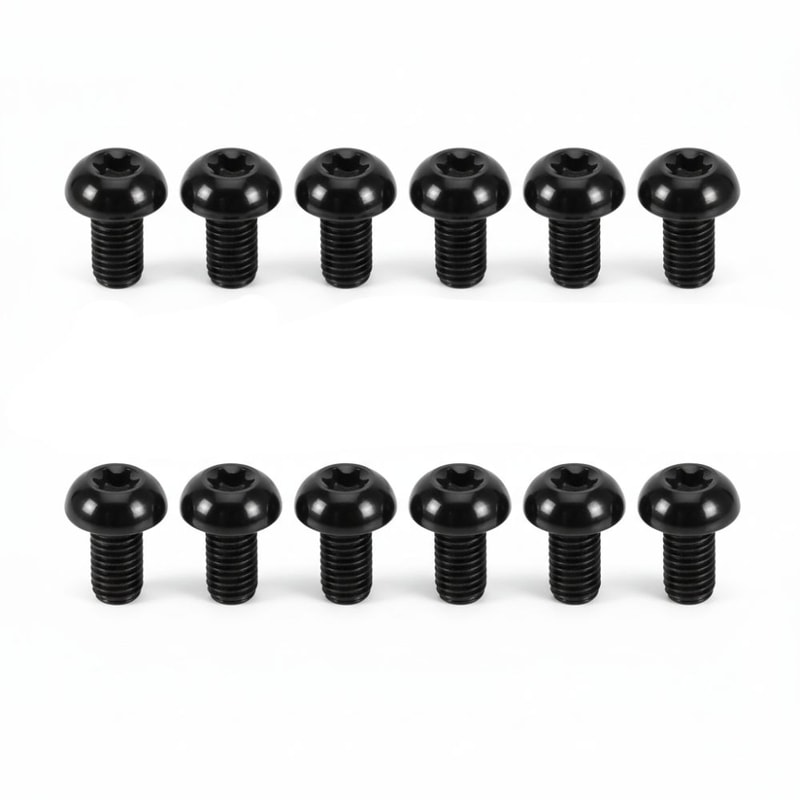 Ultra-Lightweight Bicycle Disc Brake Screws, High-Strength Rotor Bolts