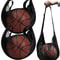Wear-resistant Tennis Net Bag, Large Capacity Basketball Bag, Adjustable Crossbody Football Storage Pouch for Outdoor