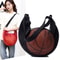 Wear-resistant Tennis Net Bag, Large Capacity Basketball Bag, Adjustable Crossbody Football Storage Pouch for Outdoor