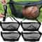 Wear-resistant Tennis Net Bag, Large Capacity Basketball Bag, Adjustable Crossbody Football Storage Pouch for Outdoor