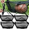 Wear-resistant Tennis Net Bag, Large Capacity Basketball Bag, Adjustable Crossbody Football Storage Pouch for Outdoor
