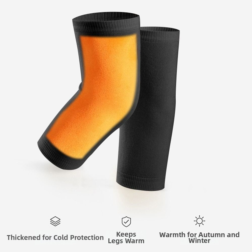 Thermal Thick Velvet Leg Protector, Sports Knee Pads for Warmth