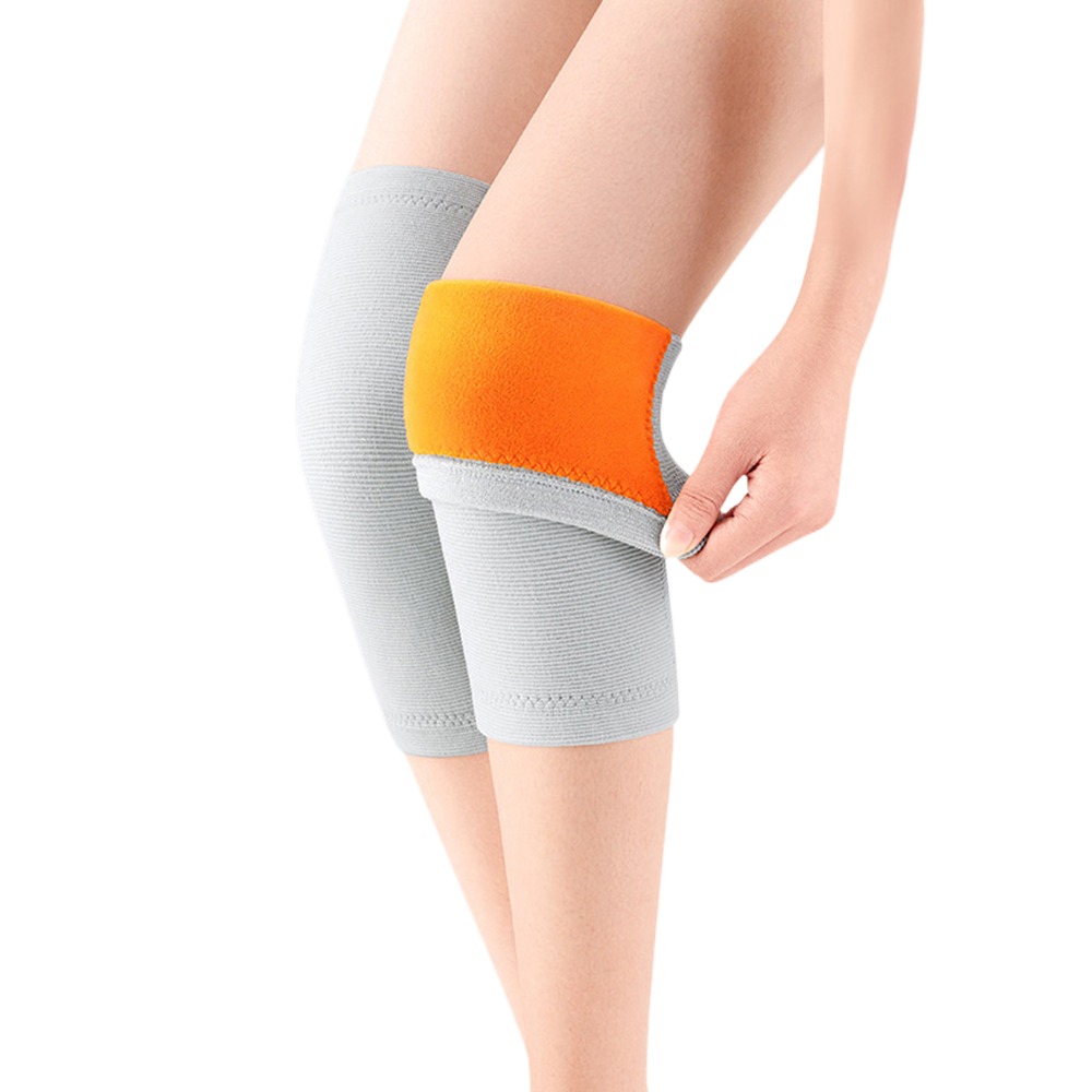 Thermal Thick Velvet Leg Protector, Sports Knee Pads for Warmth
