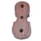Violin Wall Mount, Wood Violin Hanger with Bow Holder and Hook, Violin Shaped Storage