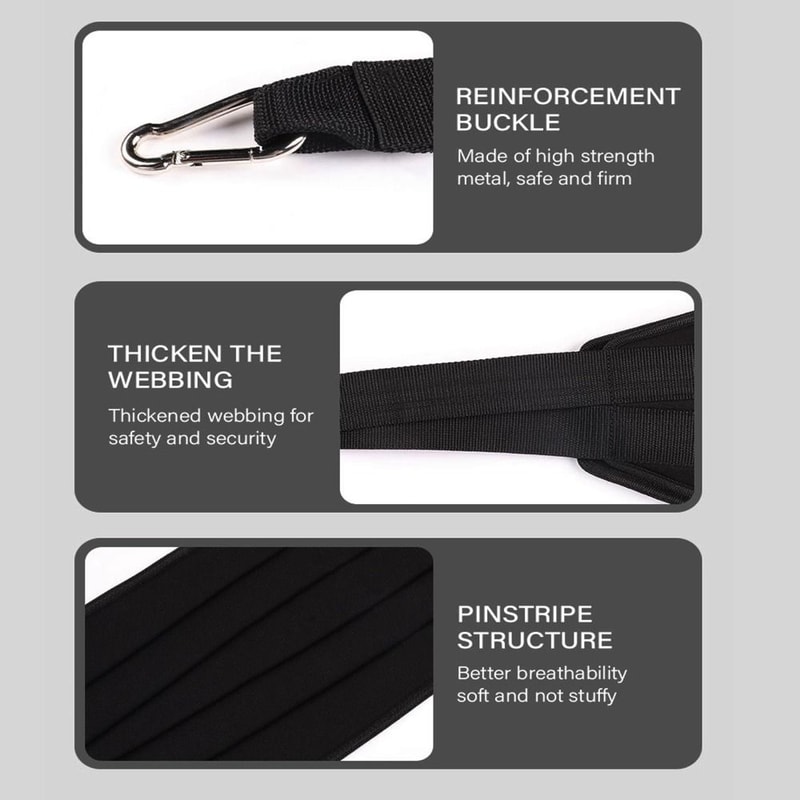 Ab Straps Durable Wear-Resistance, Adjustable Abdominal Sling Straps, Professional Breathable Gym Fitness