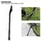 Adjustable Bicycle Kickstand, Black Aluminium Alloy, Rear Axle Mount for Bicycle