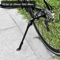 Adjustable Bicycle Kickstand, Black Aluminium Alloy, Rear Axle Mount for Bicycle