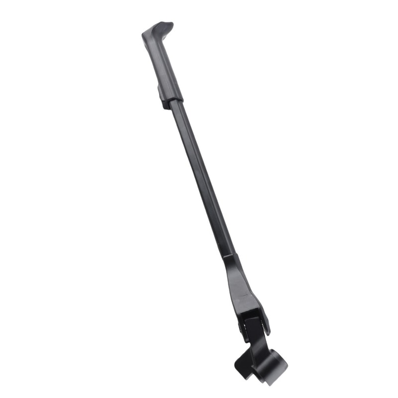 Adjustable Bicycle Kickstand, Black Aluminium Alloy, Rear Axle Mount for Bicycle