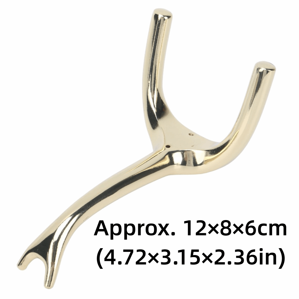 Zinc Alloy Snooker Bridge Stick, Elephant Nose Rust-Proof Billiards Pool Cue Bridge Head